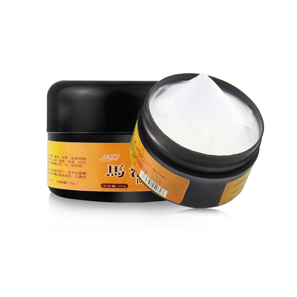 Horse Oil Foot Cream for Dry Cracked Heels - Intensive Moisturizing & Skin Repair Balm for Rough Hands & Feet - Anti-Chafing Treatment - 30g - Perfect for Winter Care & Overnight Healing