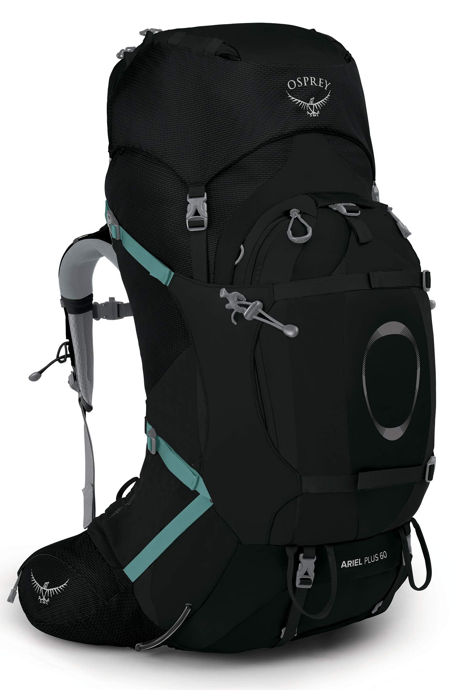 Osprey Ariel Plus 60 Women's Backpacking Backpack - Lightweight Hiking Pack for Outdoor Adventures, Travel & Camping