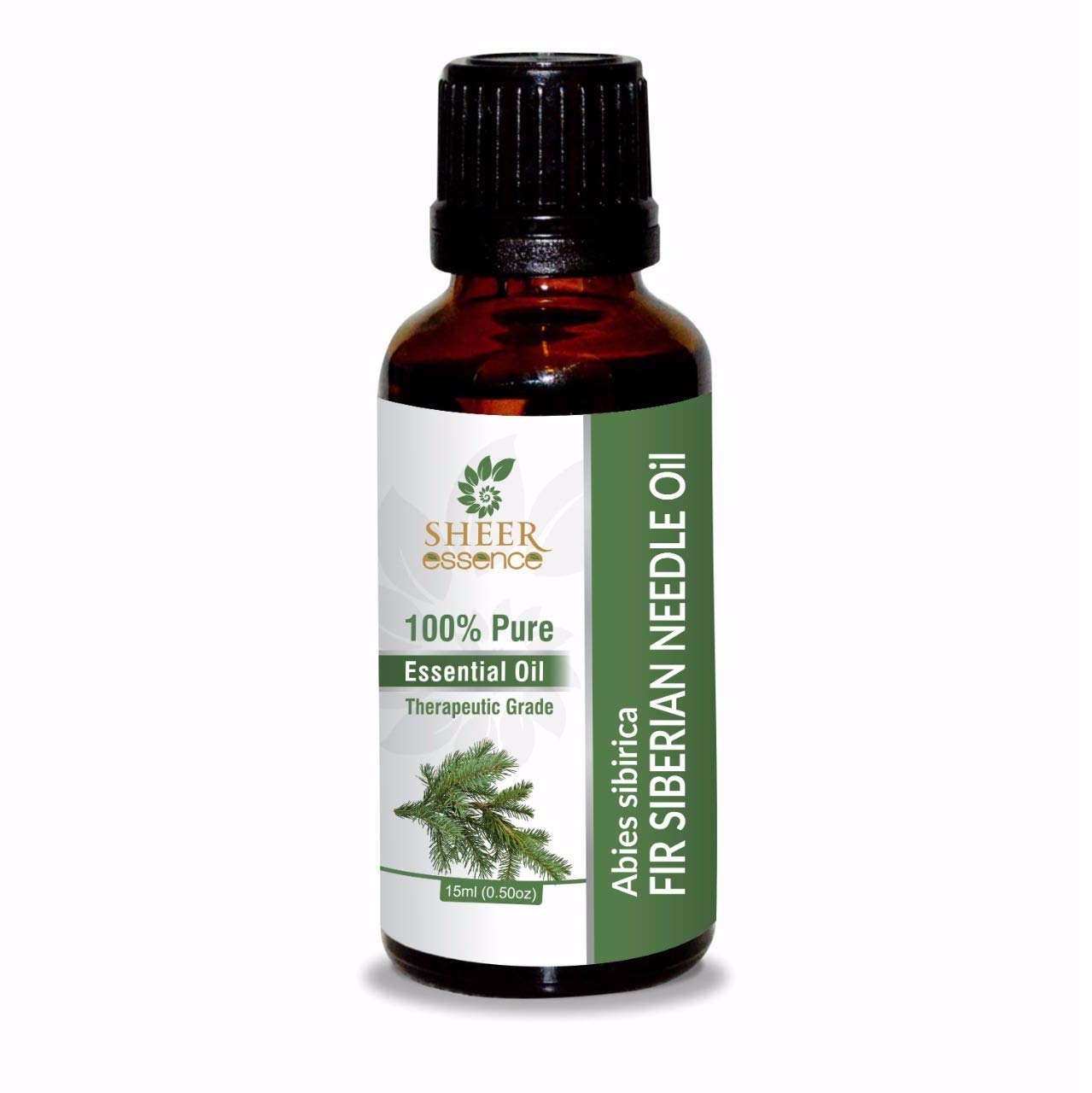 100% Pure Siberian Fir Needle Essential Oil (Abies Sibirica) - 16.9 Fl Oz Undiluted Therapeutic Grade for Aromatherapy, Massage & Stress Relief | Natural Air Freshener & Home Spa Essential