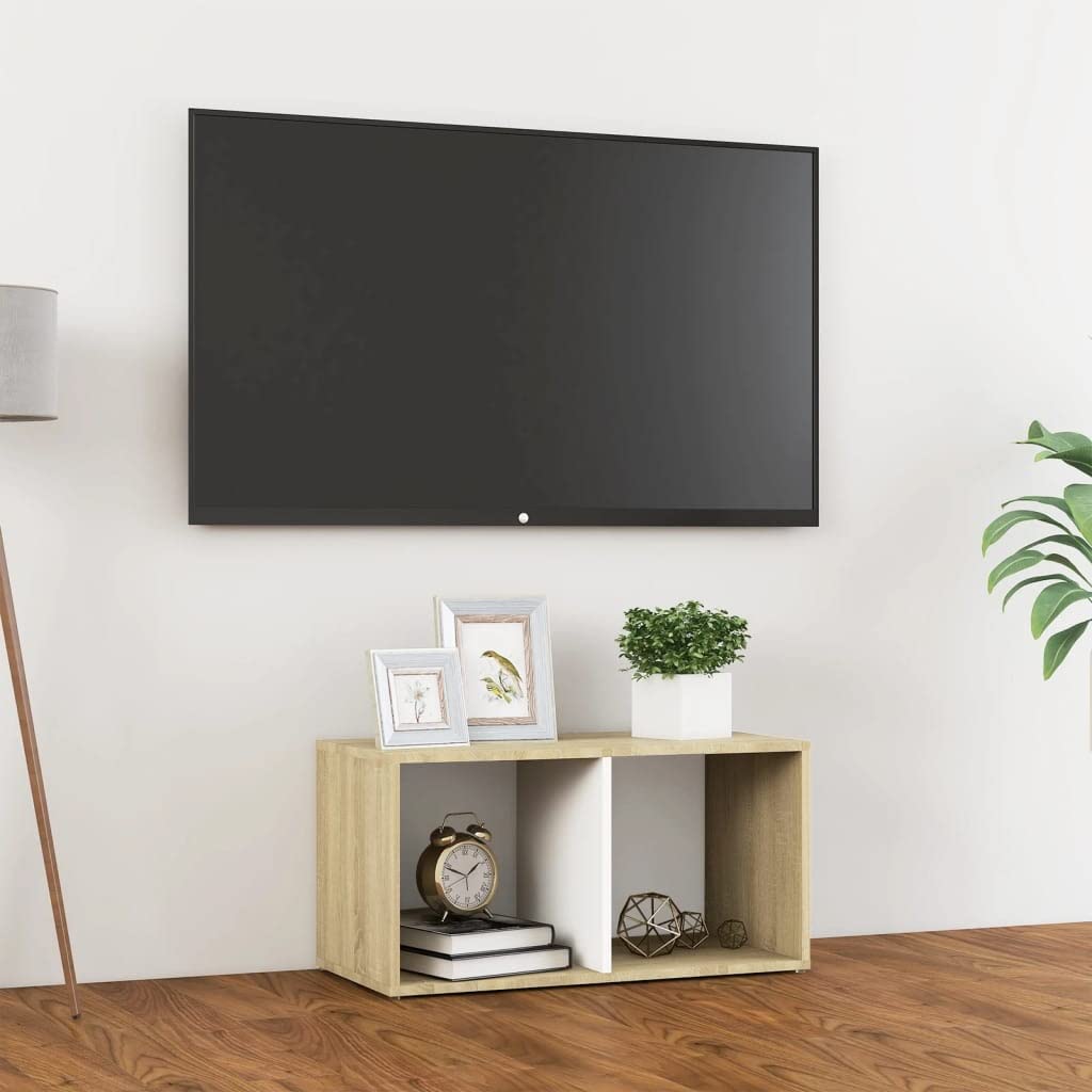Modern TV Stand with Storage - 28.3