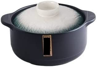 Ceramic Clay Pot for Gas Stove - 3L Casserole Soup Pot, Stew Pot, Rice Cooker for Home Kitchen | Perfect for Soups, Stews, Slow Cooking & Serving Dishes (Color: C)