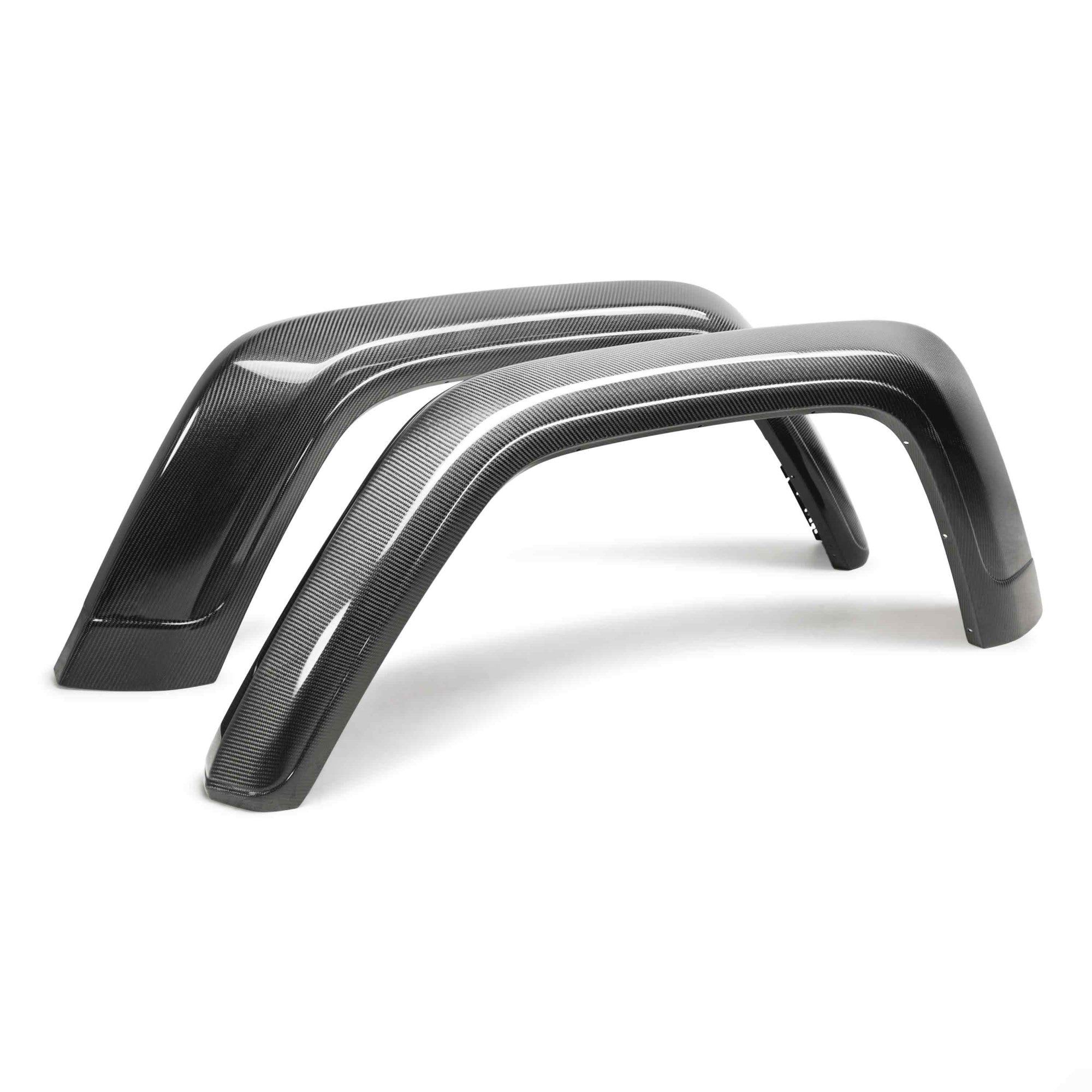Anderson Composites Carbon Fiber Rear Fender Flares for Jeep Gladiator 2020-2025 (Pair) - Lightweight & Durable Off-Road Upgrade for Enhanced Style & Protection