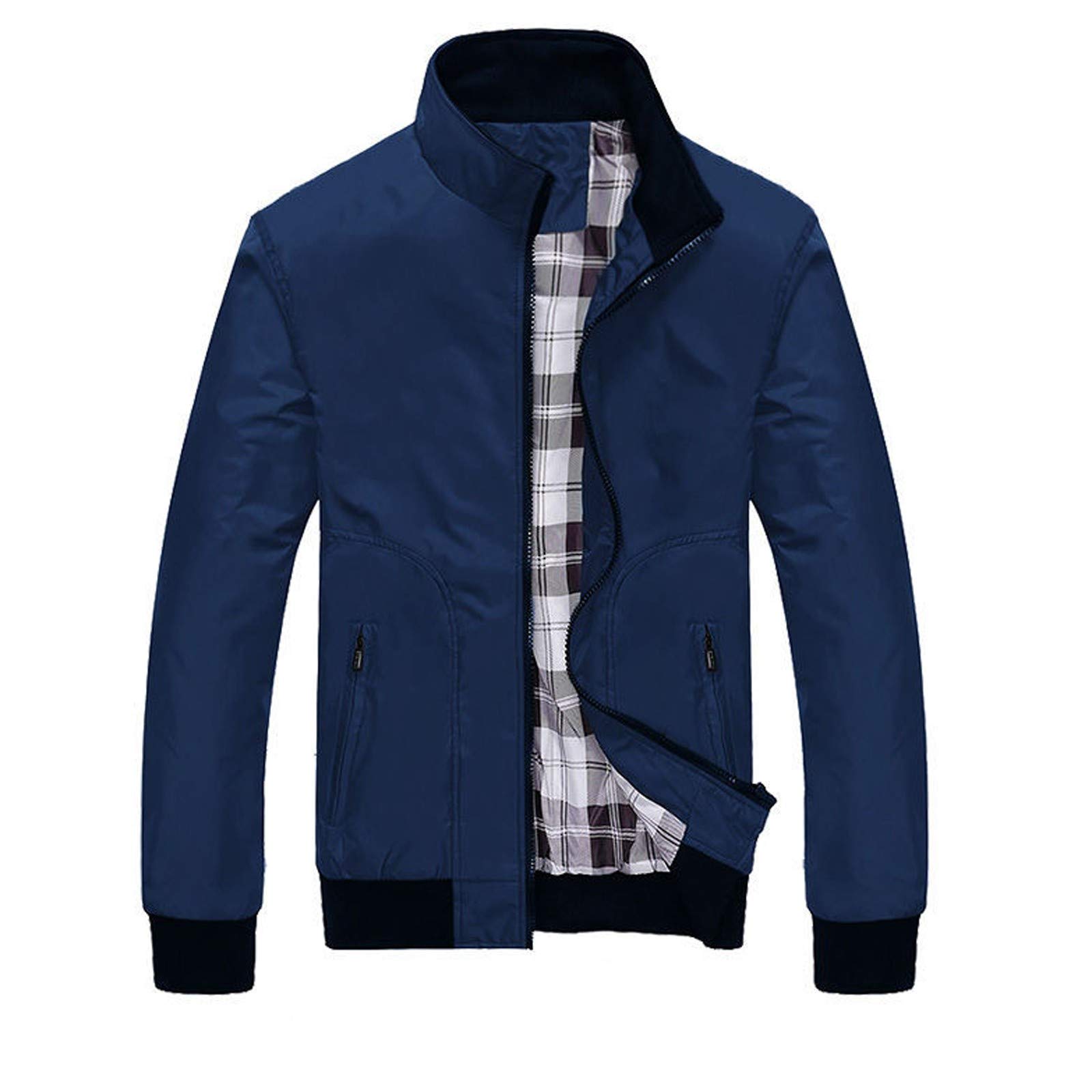 Men's Thickened Casual Winter Coat - Warm Zipper Jacket for Autumn & Outdoor Activities | Waterproof Windbreaker for Hiking, Travel & Daily Wear