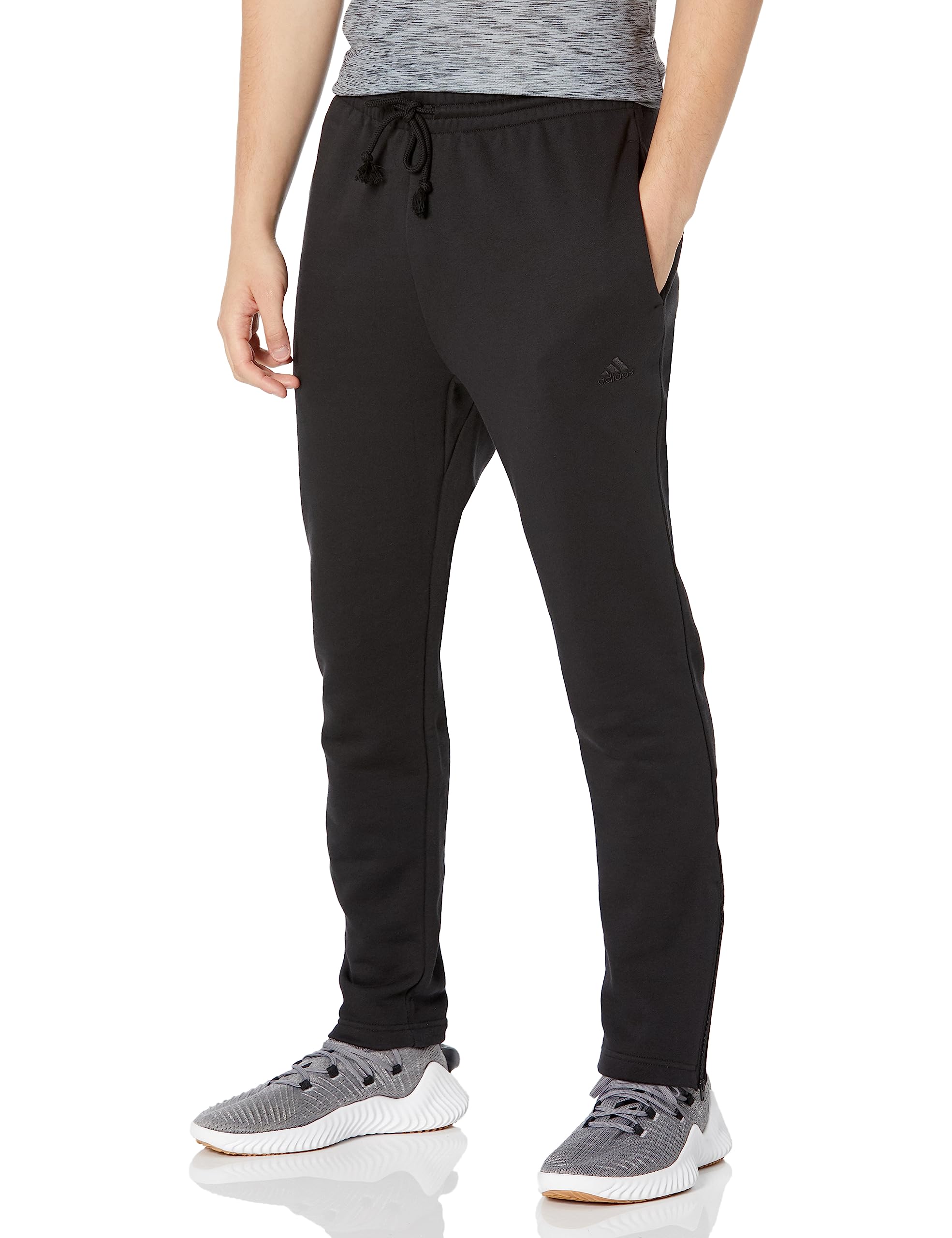 adidas Men's All Season Fleece Tapered Pants - Comfortable Athletic Joggers for Running, Gym & Casual Wear