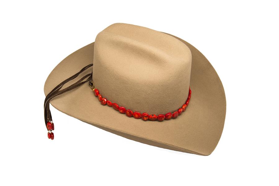 Coral Hat Band for Women - Stylish Hair Accessory for Summer Hats, Beach Outfits & Outdoor Events | Fashionable Headband for Sun Hats, Weddings & Vacations