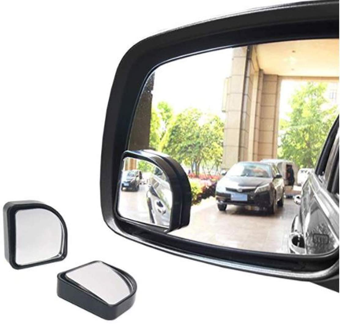 360° Rotating Blind Spot Mirrors for Cars - 2 Pack Wide Angle Rear View Mirrors with Adjustable Angle - Enhance Driving Safety for Parking, Lane Changing & Reversing