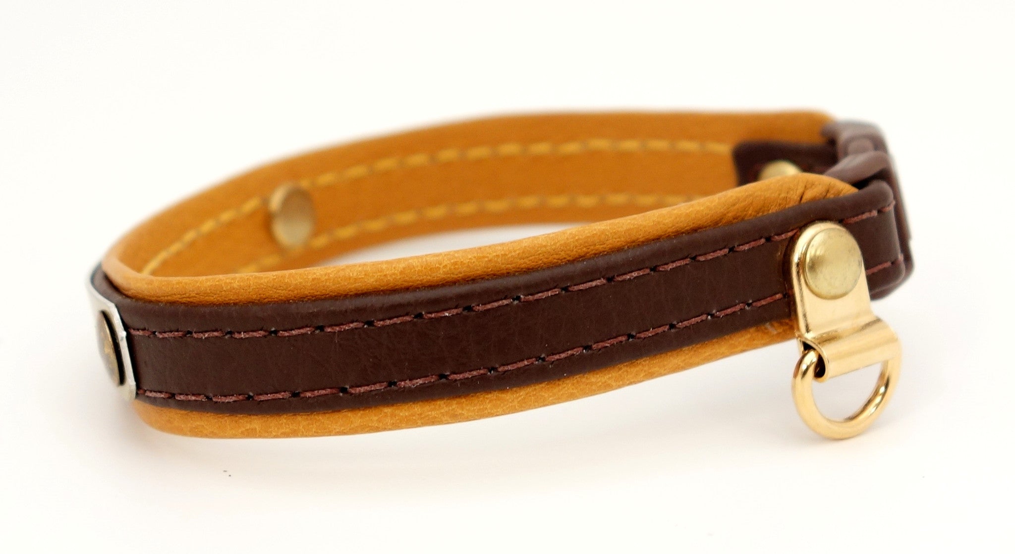 Premium Double Layer Leather Cat Collar - Custom Name & Phone Number Engraving - Adjustable Breakaway Safety Buckle for Indoor/Outdoor Cats - Perfect for Daily Walks & Grooming Sessions