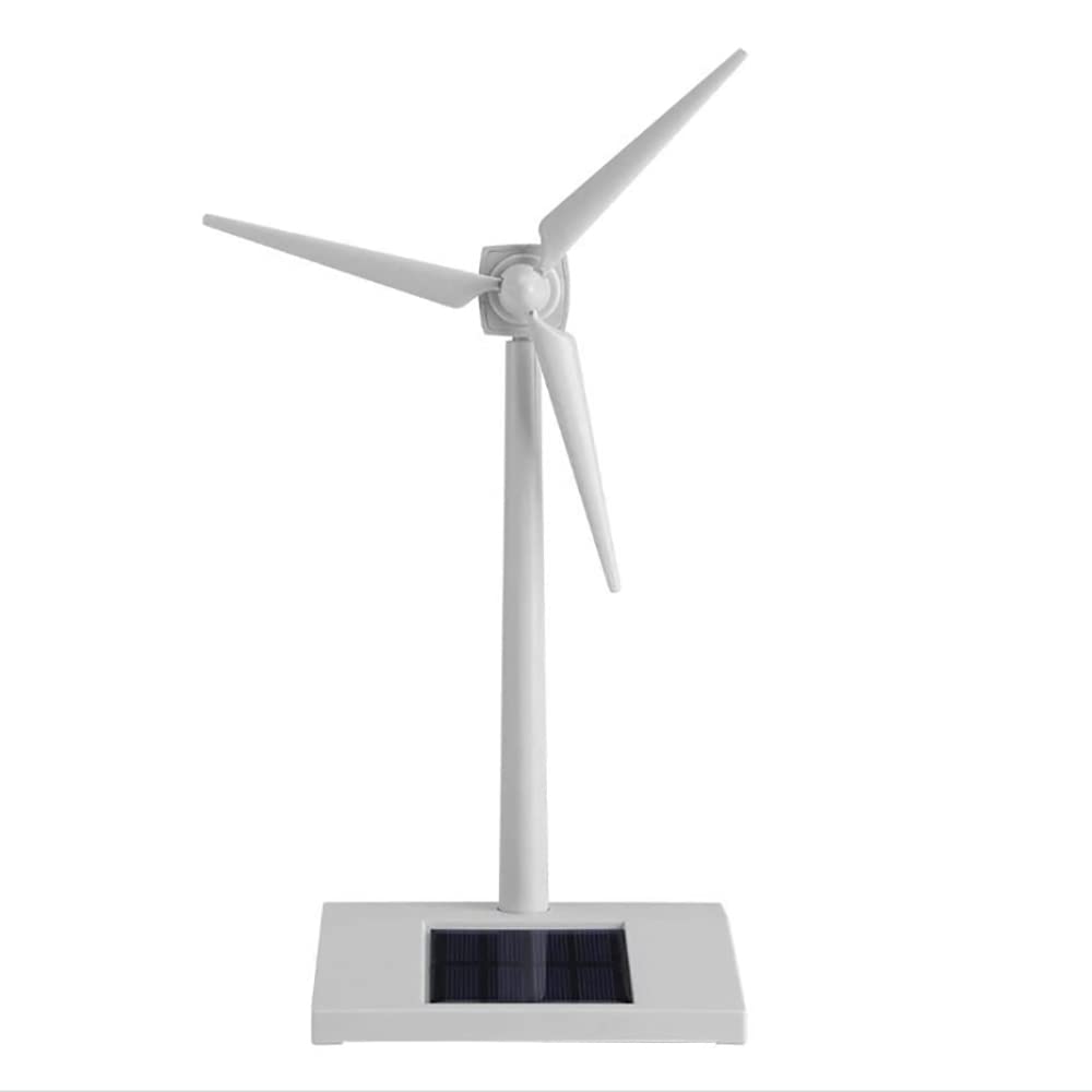 Eco-Friendly Solar Windmill Generator Kit - Desktop Home Decor, Science Educational Toy for Kids, DIY Wind Turbine Model - Perfect for STEM Learning, Classroom Projects & Green Energy Gifts