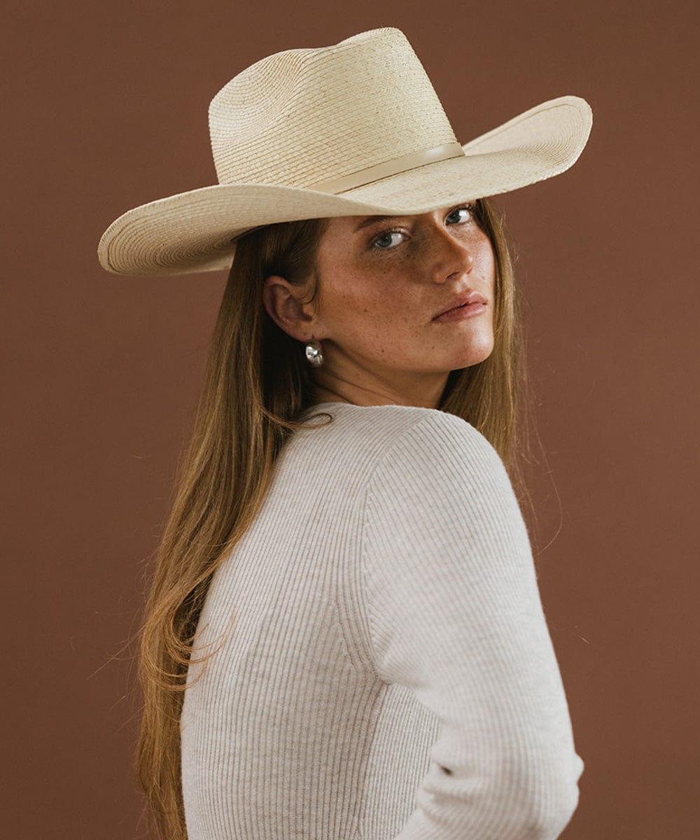 Millie Straw Cowgirl Hat - Western Style Sun Hat for Women, Blemished - Perfect for Rodeo, Country Music Festivals & Outdoor Adventures