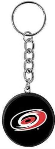 Official Carolina Hurricanes Mini Hockey Puck Keychain - NHL Licensed Collectible Gift for Fans - Perfect for Keys, Backpacks & Game Day Accessories
