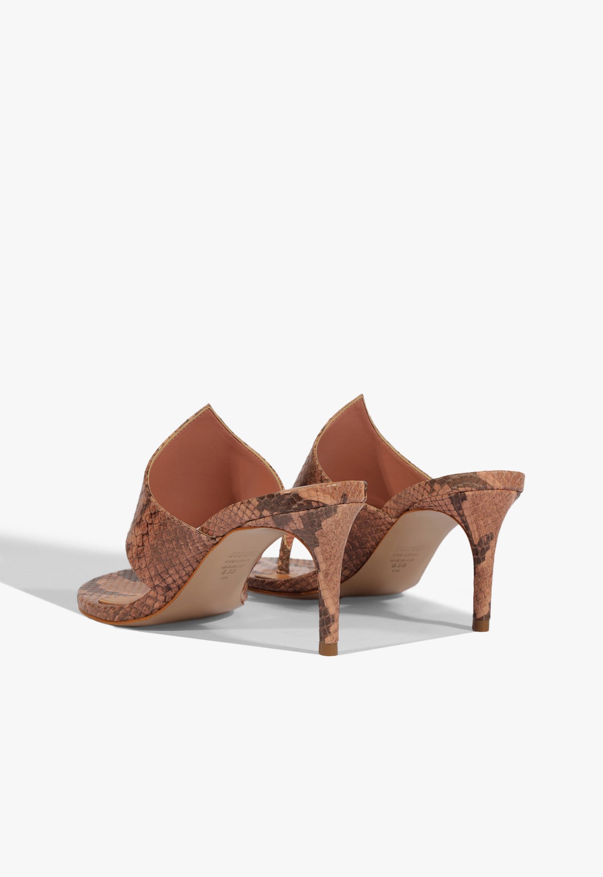 Elena Snake Print Sandals with 2.5 Inch Mid Heel - Women's Fashion Shoes for Casual Outings & Summer Parties (Style: S2092400300005)