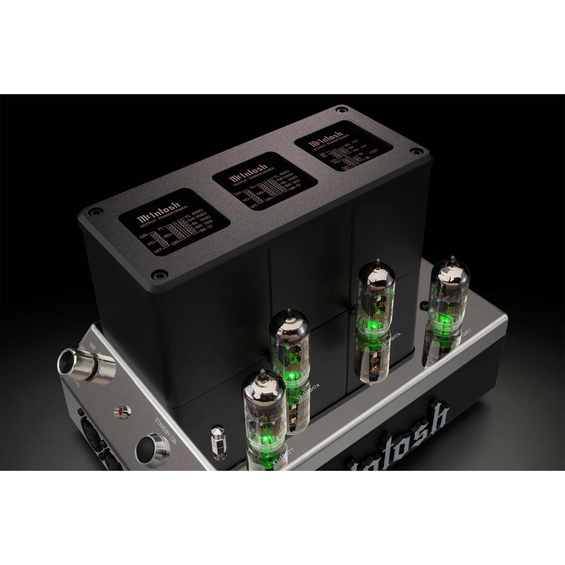 McIntosh MHA200 2-Channel Vacuum Tube Headphone Amplifier - High-End Audio for Audiophiles & Studio Use | Perfect for Home Listening & Professional Recording