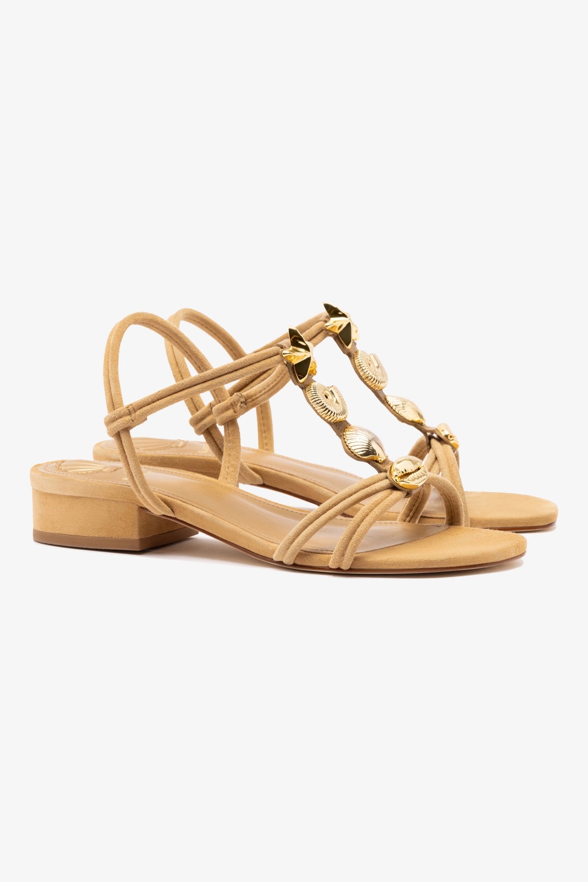 Shelly Flat Sandal for Women - Comfortable Peanut Suede Summer Sandals | Casual Walking, Beach Vacation, Everyday Wear