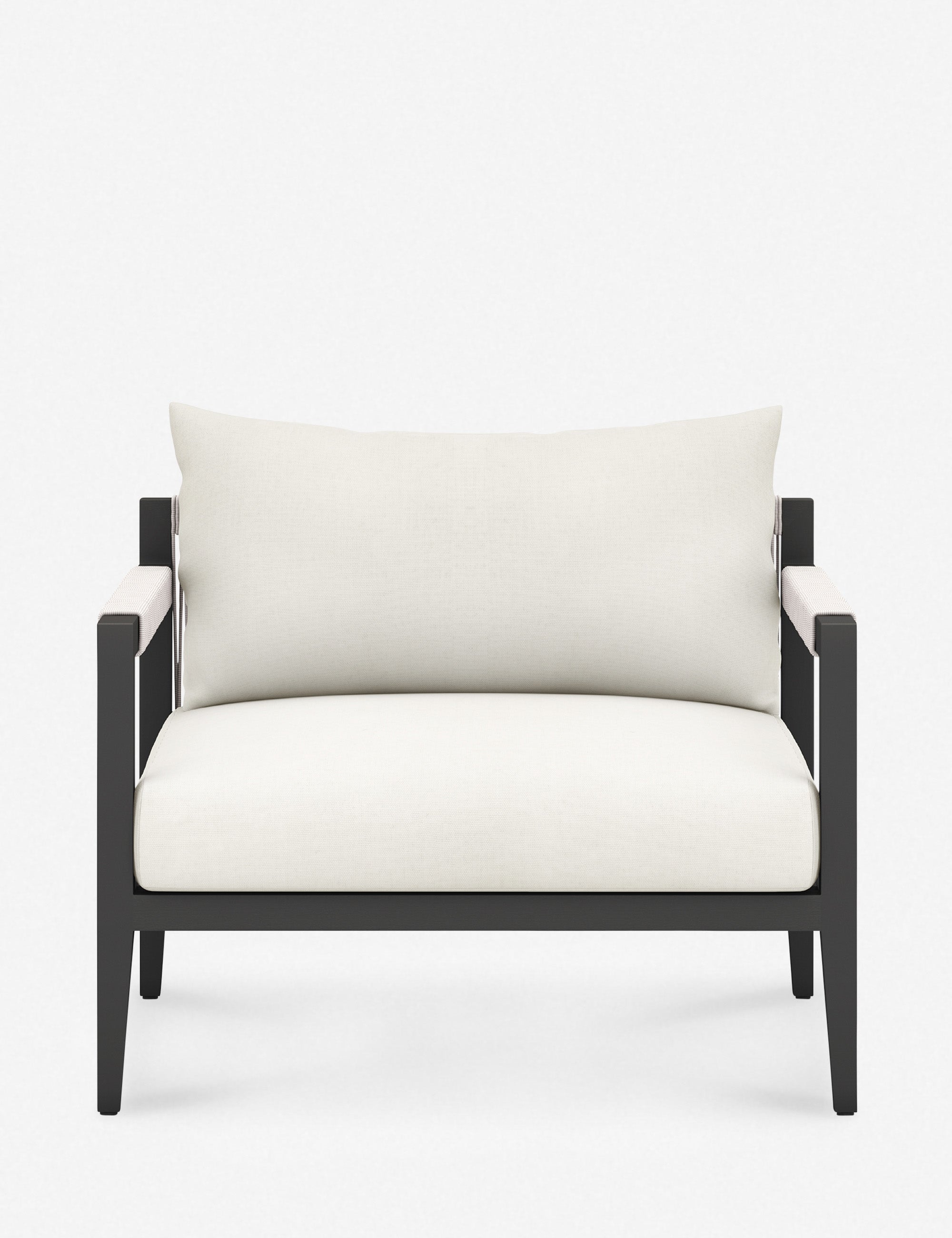 Cadenza Indoor Outdoor Accent Chair - Modern Patio, Living Room & Garden Seating - Weather-Resistant Comfort for Home & Commercial Spaces