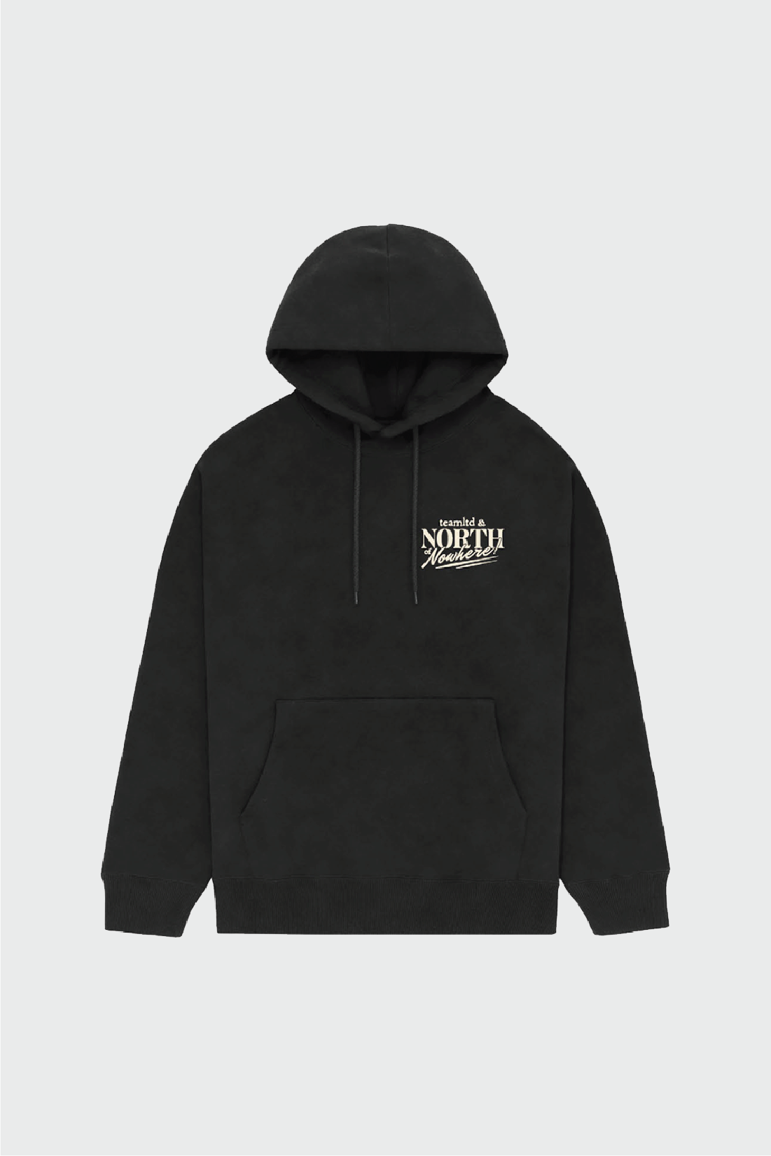 North of Nowhere x TEAMLTD Festival Hoodie - Stylish Unisex Pullover for Music Festivals, Concerts & Outdoor Events | Cozy Fleece Sweatshirt for Men & Women