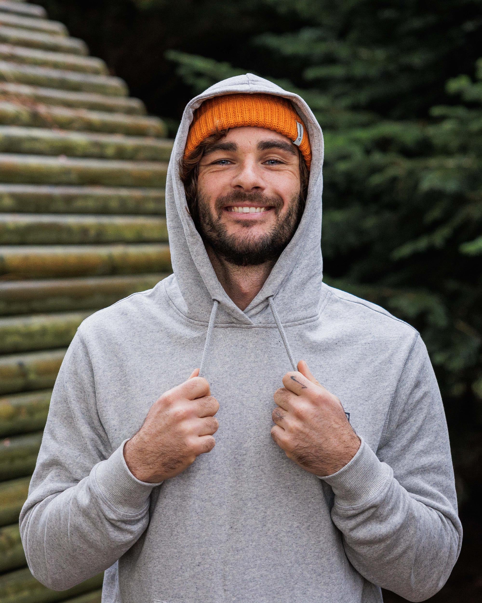 Organic Cotton Hoodie for Men & Women - Soft & Comfortable Gray Marl Pullover | Perfect for Casual Wear, Outdoor Activities & Loungewear