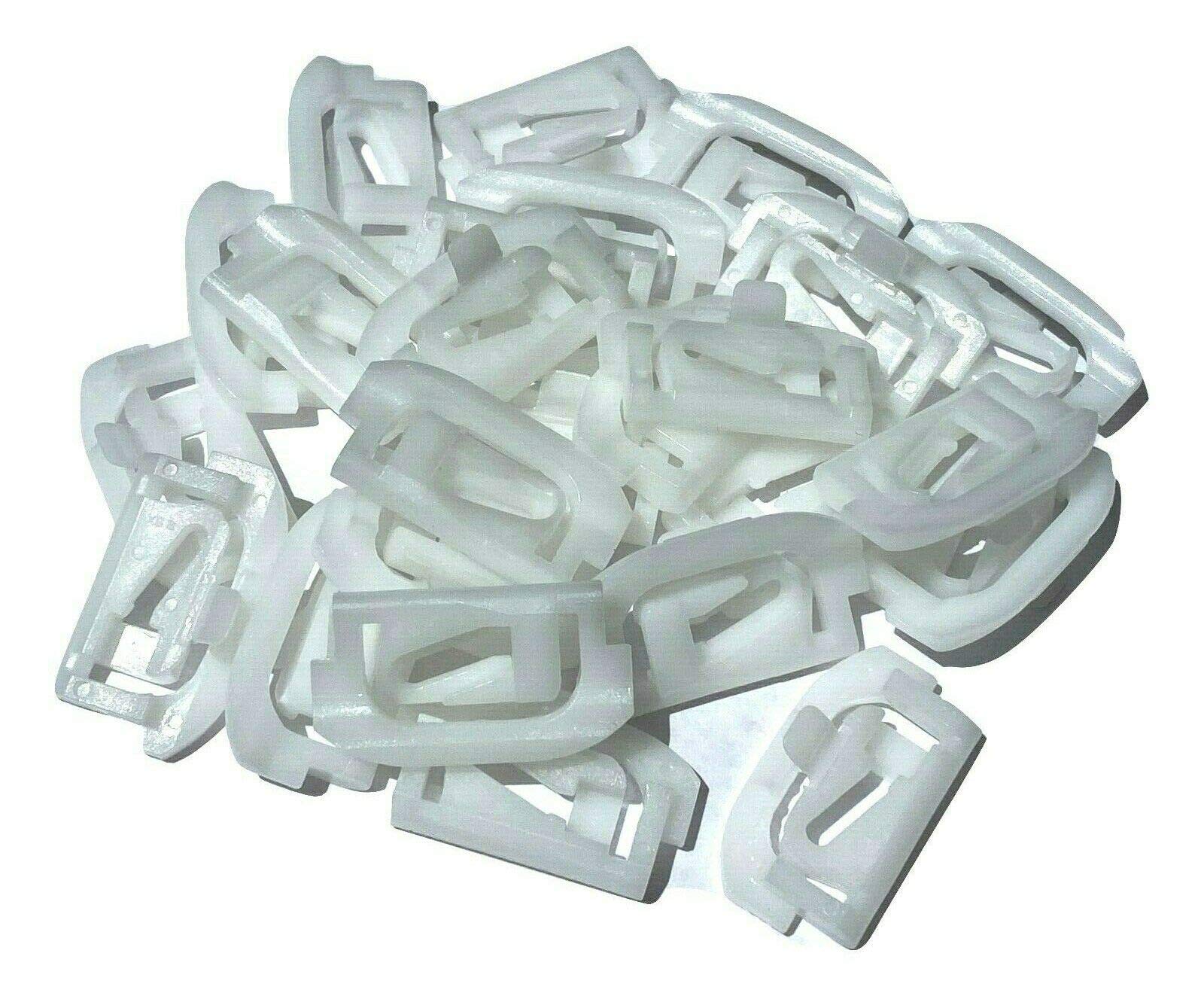 AMC Windshield & Rear Window Clips (25-Pack) - Perfect Fit for 1975-1985 AMC Vehicles - Durable Auto Trim Fasteners for Secure Window Installation & Repair