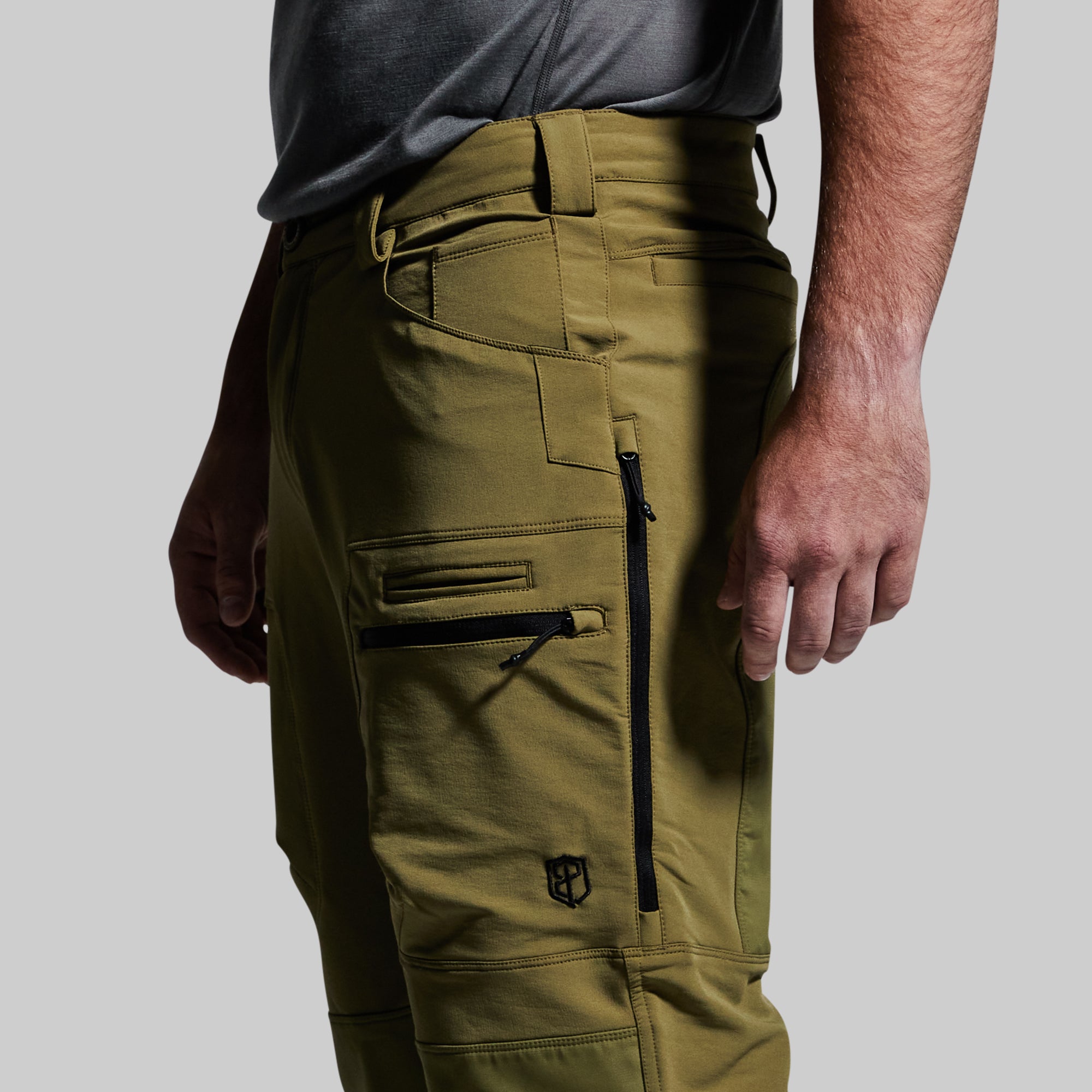 Men's Frontier Pant - Deep Moss Green Outdoor Hiking & Camping Trousers for Adventure & Travel