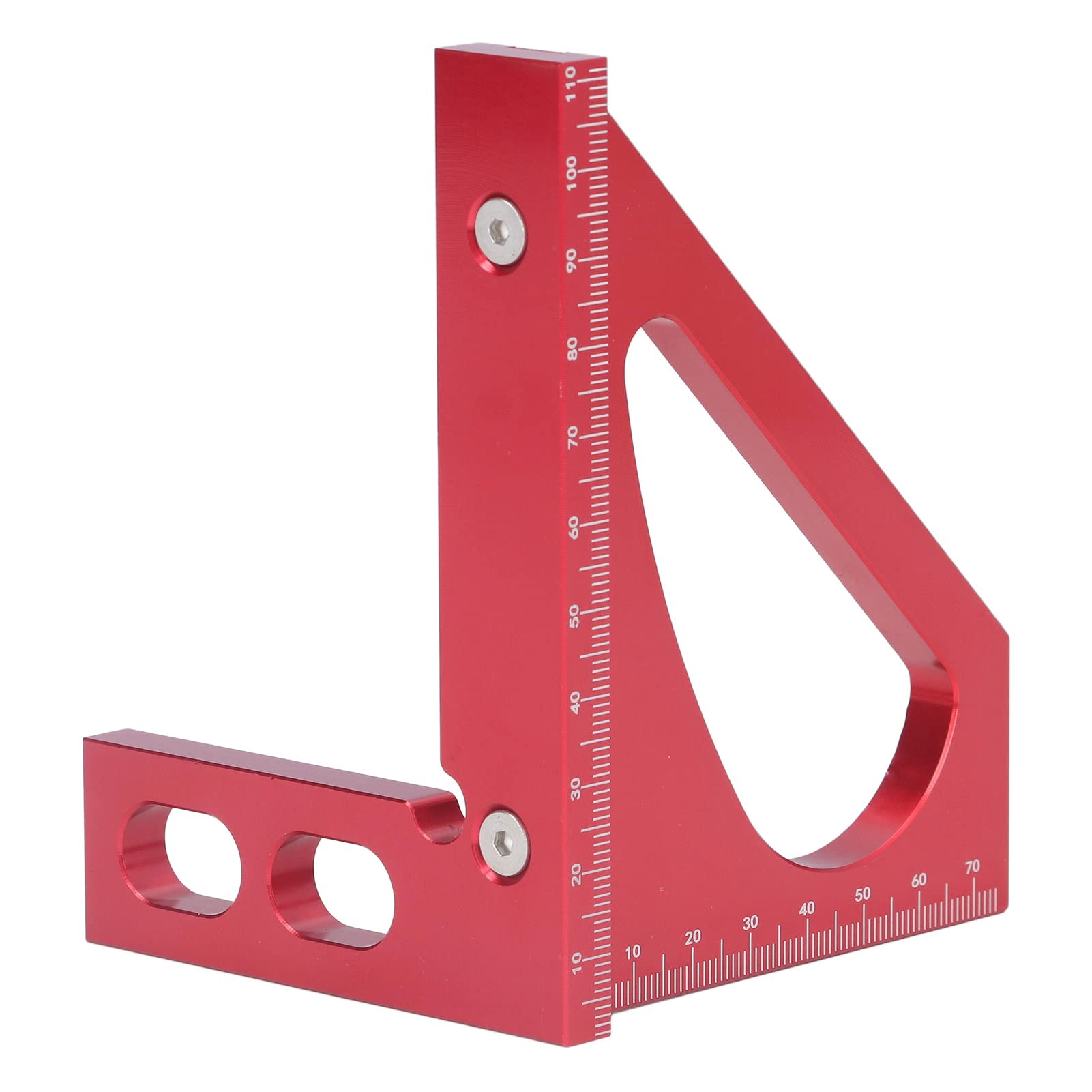 45 Degree Angle Ruler - Precision Aluminum Alloy Measuring Tool for Woodworking, Carpentry & Construction Projects | Perfect for Cutting, Framing & DIY Home Improvement