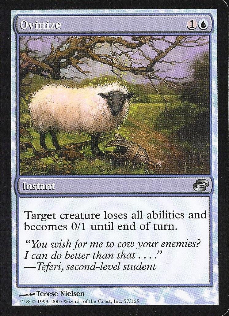Magic: The Gathering - Ovinize Card from Planar Chaos Set - Perfect for MTG Deck Building & Collectors