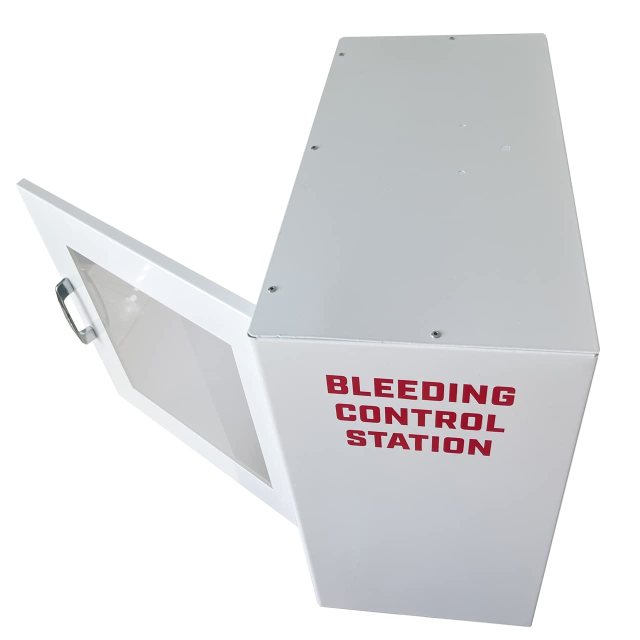 Rescue Essentials Bleeding Control Cabinet - First Aid Trauma Kit for Emergency & Disaster Preparedness - Perfect for Hospitals, Schools, and Workplace Safety