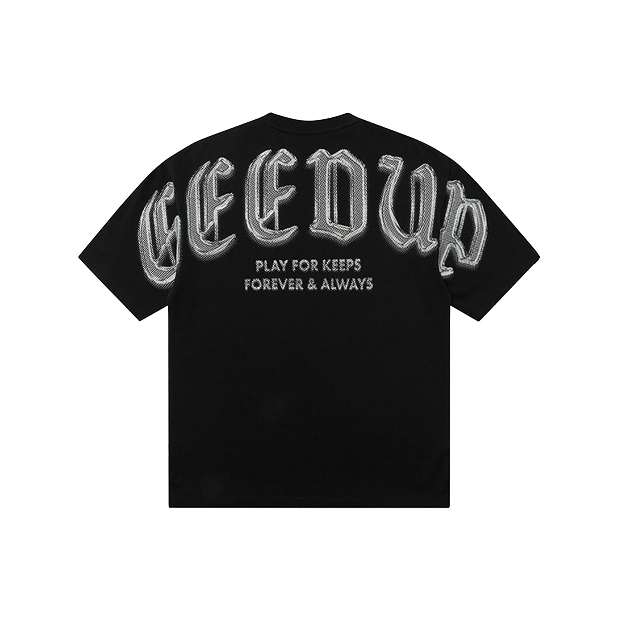 Geedup Chrome Logo T-Shirt for Men - Black Graphic Tee 2024 | Streetwear Fashion, Casual Wear & Urban Outfits