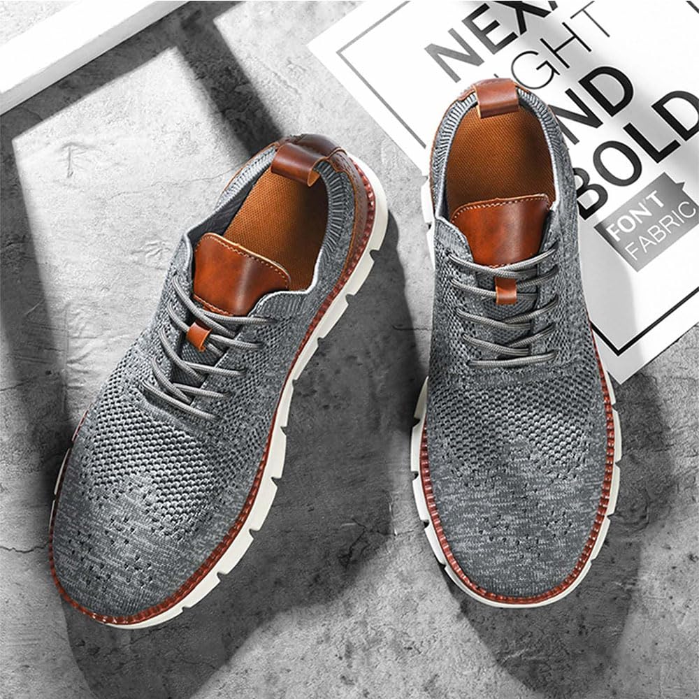 Breathable Men's Mesh Sneakers - Ultra Comfortable Lightweight Walking Shoes for Men | Perfect for Running, Gym Workouts & Casual Wear