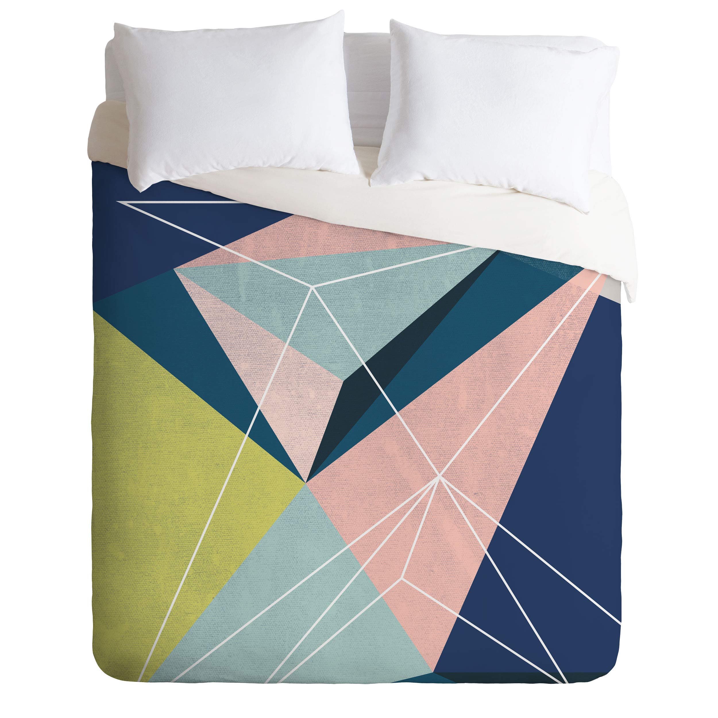 Susana Paz Area #2 Comforter Set with Pillowcases - Queen/Full Size, Multi-Color Bohemian Bedding | Perfect for Bohemian & Eclectic Bedroom Decor