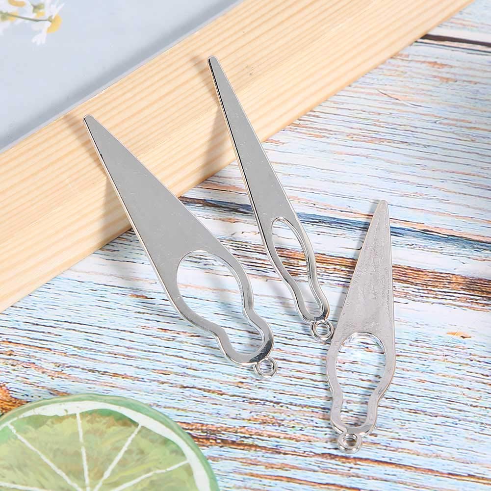 Professional Crochet Hook Set for Dreadlocks & Wig Making - Stainless Steel Tidy Locs Tool with Streamlined Radian Design - Perfect for Hair Styling, Braiding, and DIY Hair Extensions (Silver)