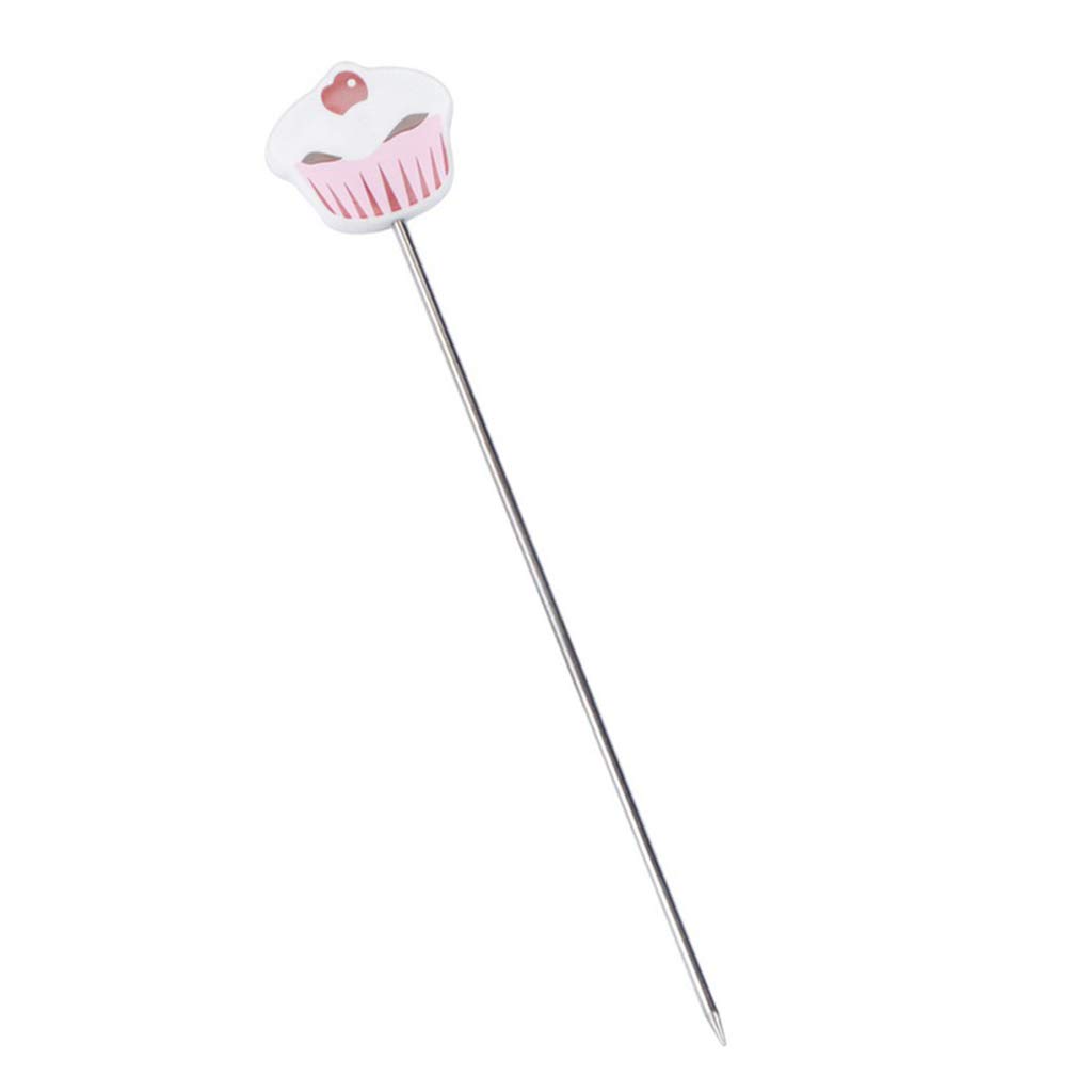 Reusable Metal Cake Tester Probe - Long Baking Skewer Needle for Muffins, Bread & Pastries | Perfect for Home Bakers & Professional Kitchens | Essential Baking Tool for Testing Doneness & Decorating Desserts