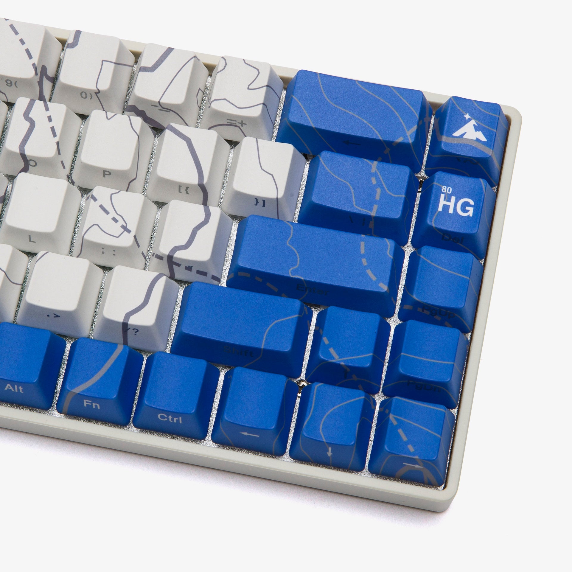 100T x HG 68 Keycaps Set - Premium PBT Keycaps for Mechanical Keyboards - Perfect for Gaming, Typing & Office Work