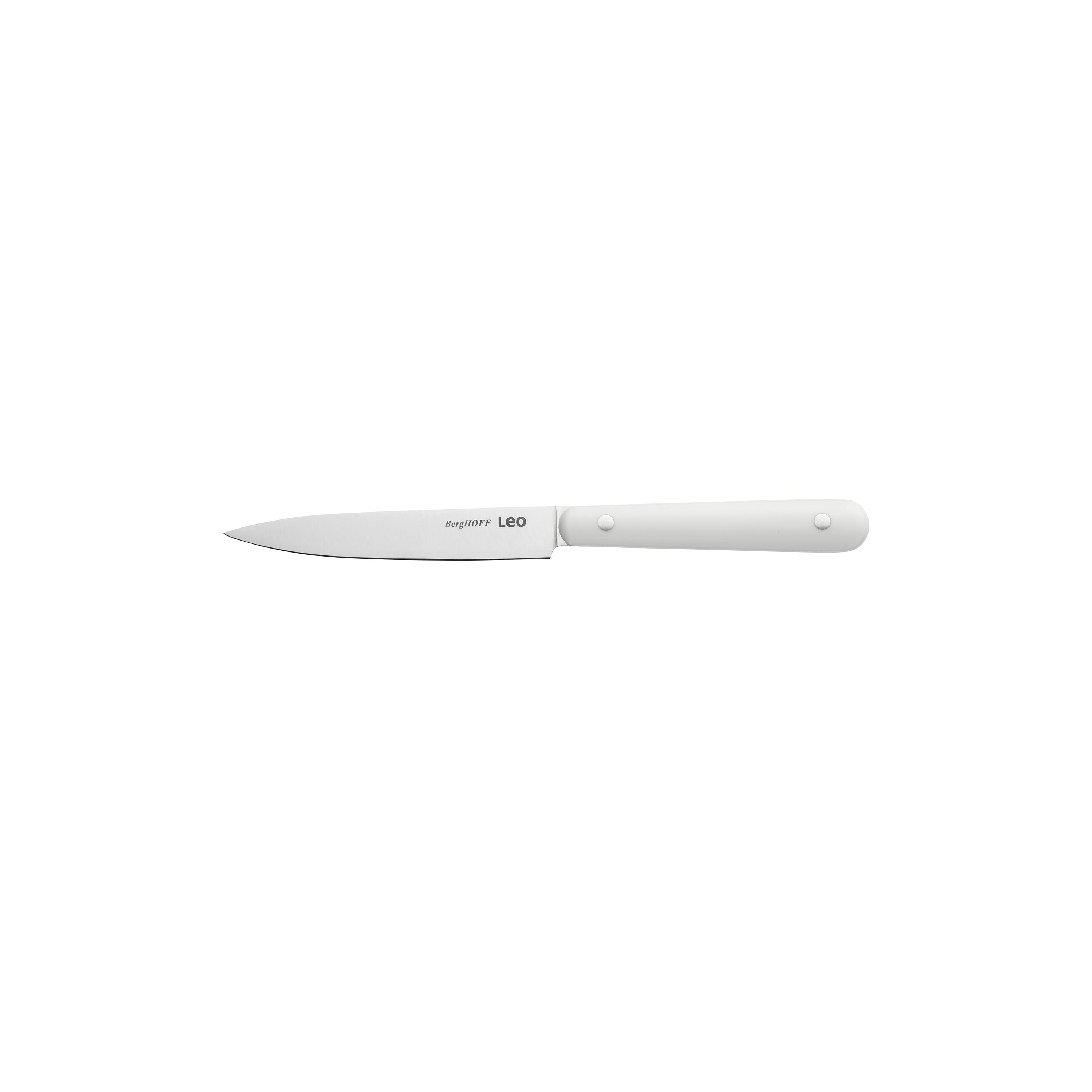 BergHOFF Leo Spirit 5-Inch Stainless Steel Utility Knife - Sharp Kitchen Knife for Slicing, Chopping & Peeling Fruits Vegetables - Perfect for Home Cooking & Professional Chefs