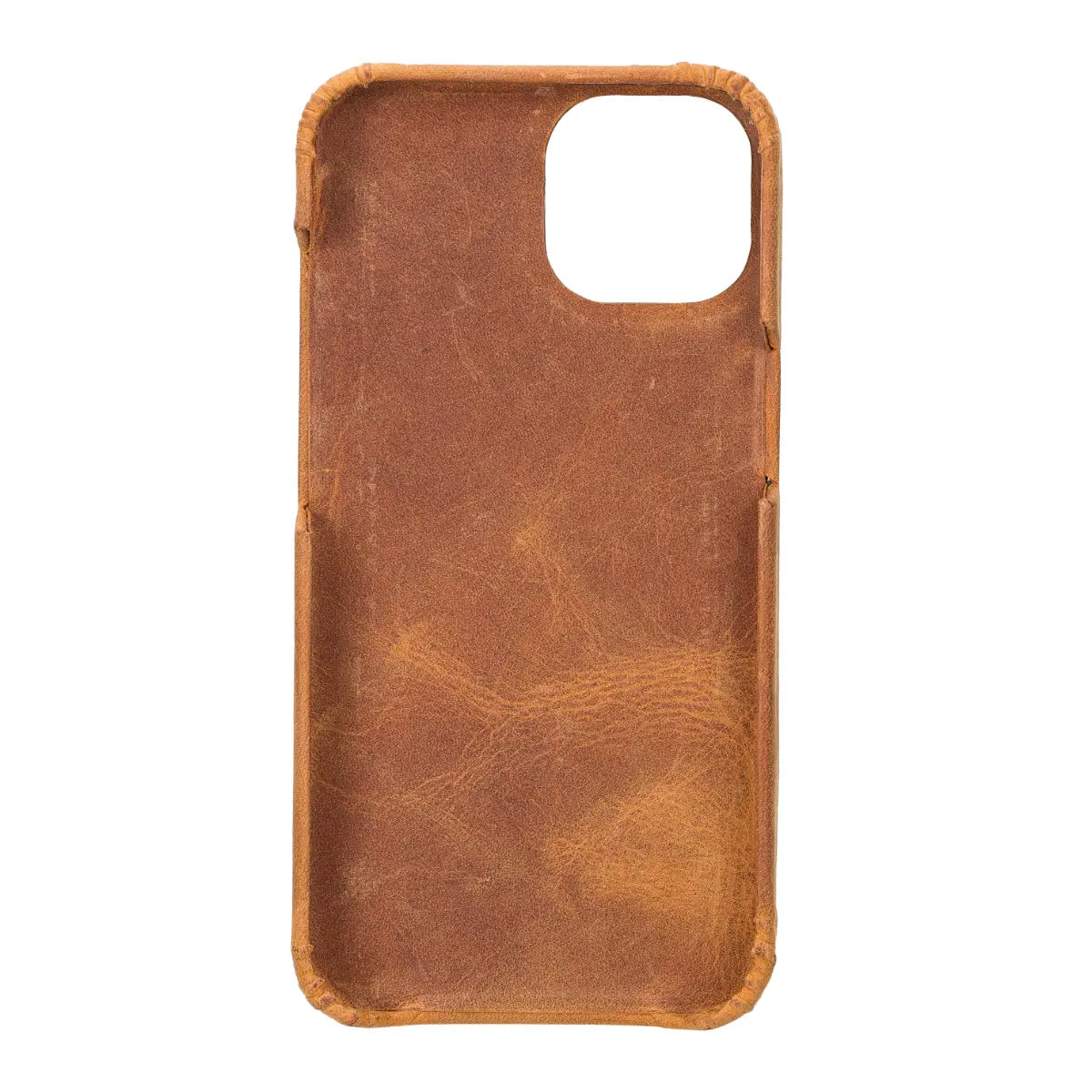 Premium Genuine Camel Brown Leather Wallet Case for iPhone 14 - Slim RFID Blocking Card Holder & Phone Cover (Perfect for Travel, Business & Everyday Use)