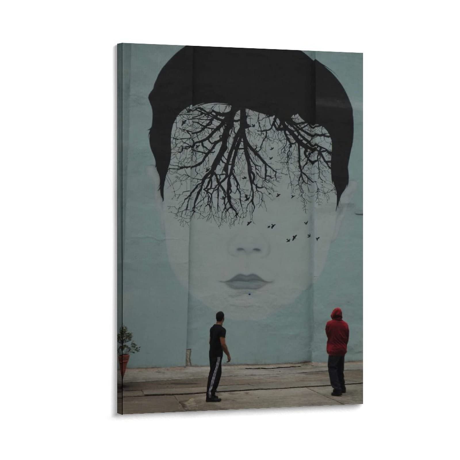 Surrealism Abstract Art Wall Decor - Canvas Painting Prints for Living Room, Bedroom & Bathroom - Modern Home Decor & Unique Wall Art for Stylish Interior Design