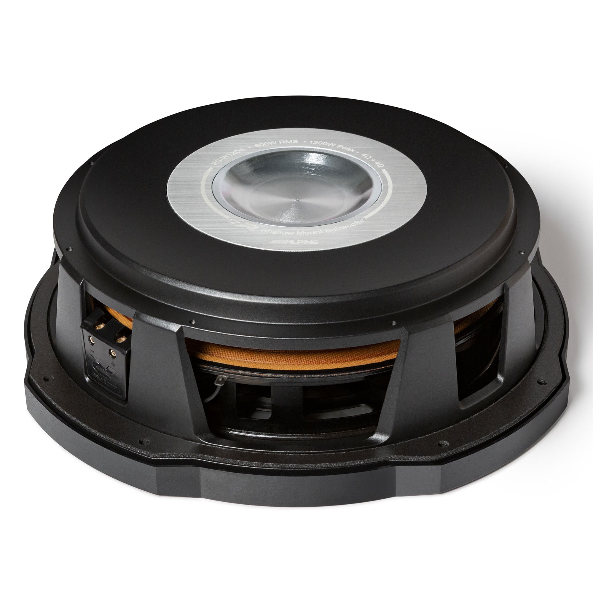 Alpine RS W12D2 12-Inch Dual 2 Ohm Voice Coil Shallow Subwoofers (Pair) - High-Performance Car Audio Bass for Trucks, SUVs & Custom Installations