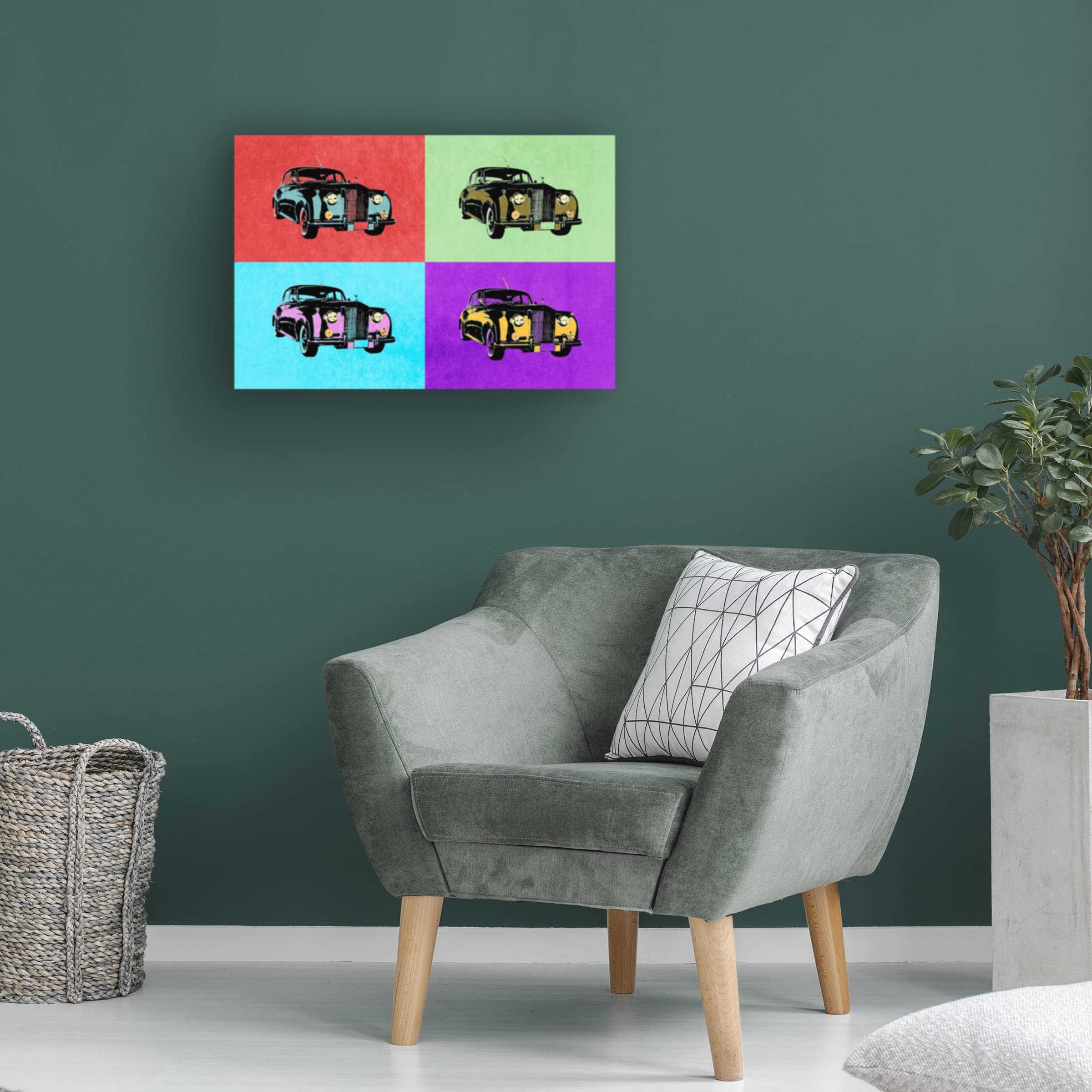 Annie Warren Pop Art Classics IV Canvas Art Print - Vibrant Modern Wall Decor for Living Room, Bedroom & Office | Trademark Fine Art Collection