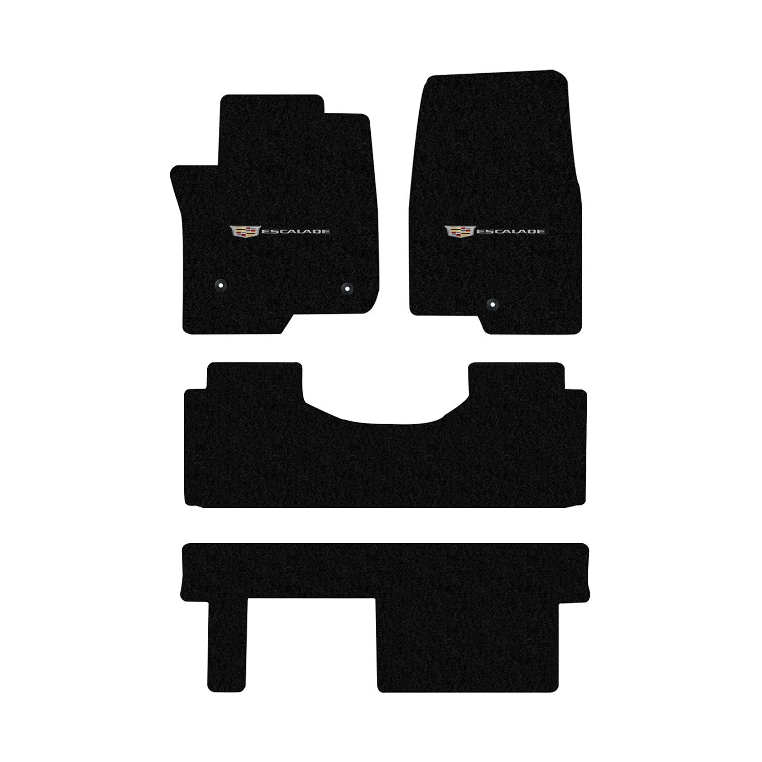 Premium Custom-Fit Carpeted Floor Mats for Cadillac Escalade 2021-2023 - 4-Piece Set with 2nd Row Bench in Charcoal | Luxury Car Floor Liners for All-Weather Protection & Enhanced Interior Style | Perfect for Daily Commutes, Road Trips & Family Adventures