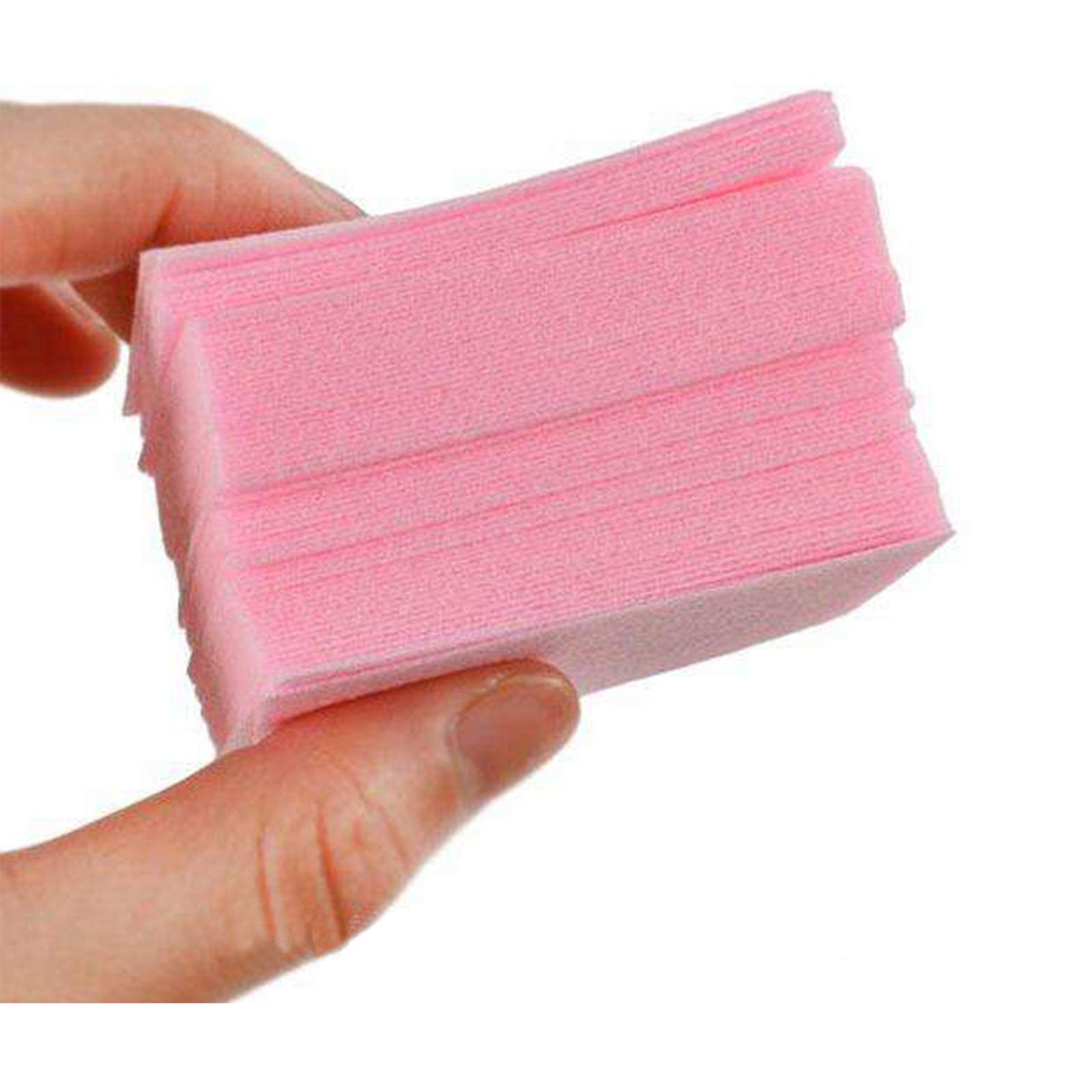EORTA 1200 Count Disposable Nail Wipes - Lint Free Cotton Soft Pads for Acrylic & Gel Polish Removal - Nail Art & Manicure Supplies - Perfect for Salon, Home & Travel Use (2 Random Colors)