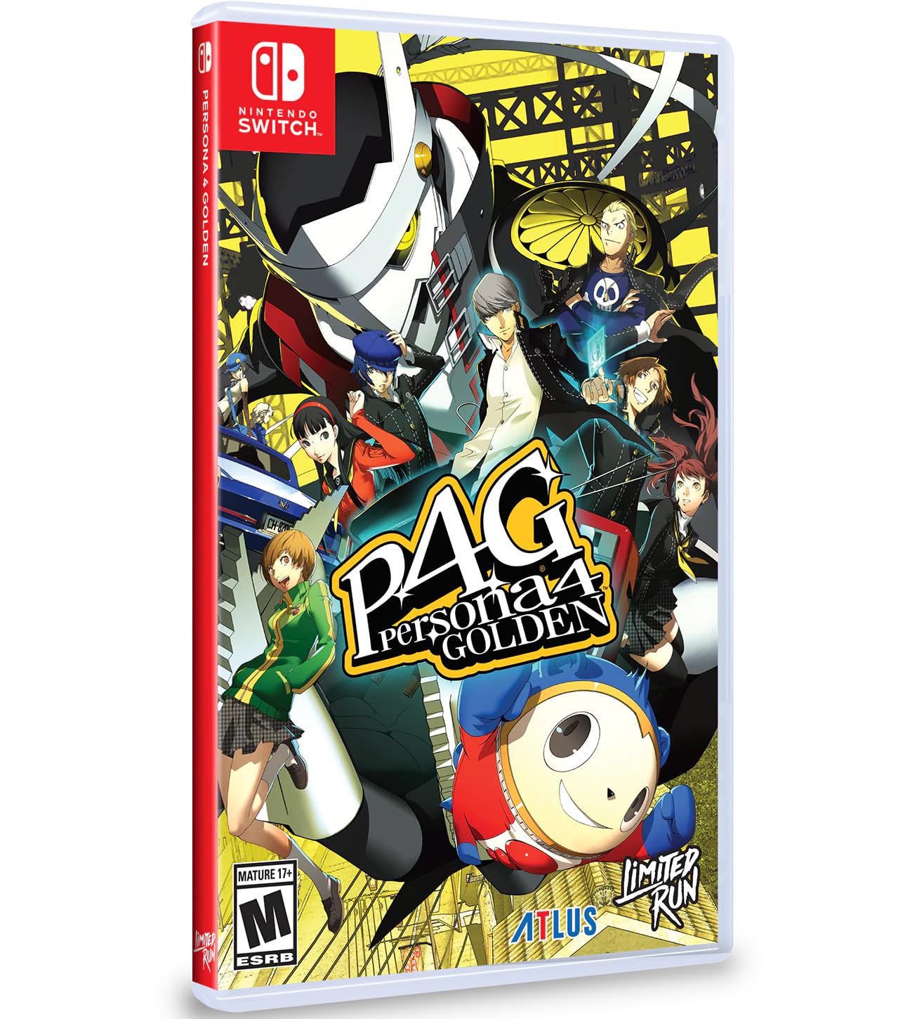 Persona 4 Golden Limited Edition (Run #214) - Nintendo Switch Game | JRPG Adventure with Enhanced Graphics & New Content | Perfect for Anime Fans & RPG Lovers