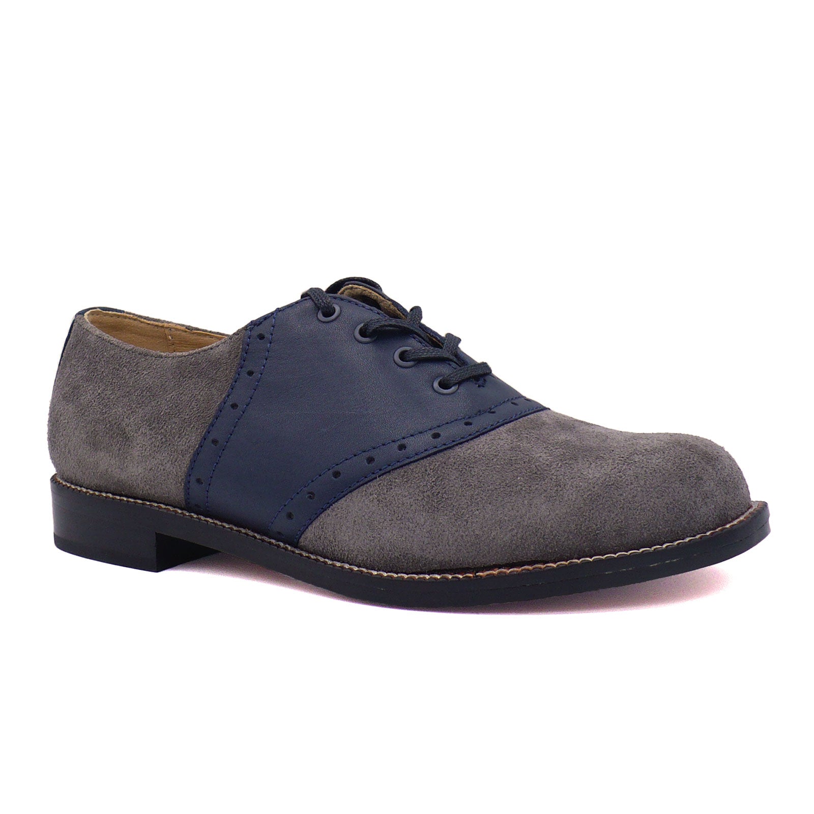 Stylish Suede Saddle Oxford Shoes for Men & Women - Comfortable Classic Loafers for Office, Casual Wear & Formal Occasions