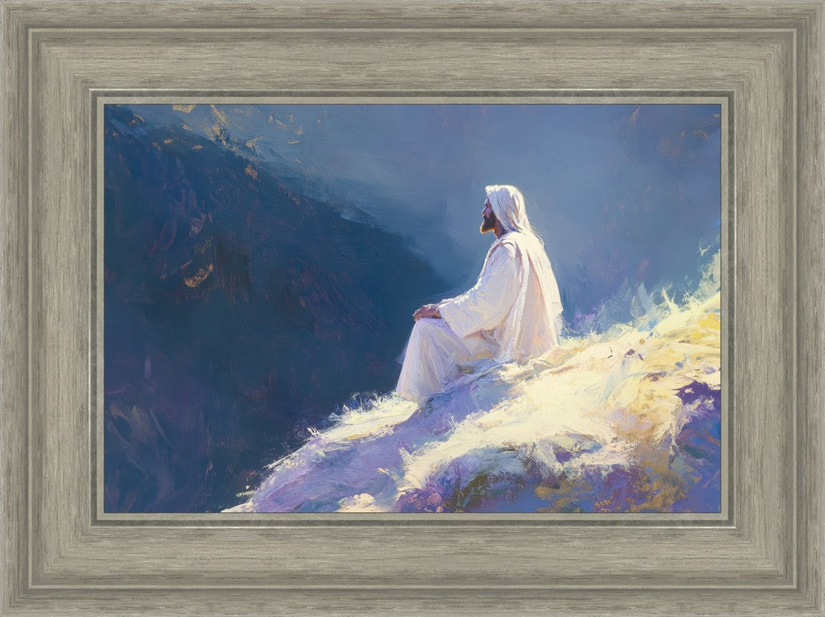 Contemplation By Justin Anna Culebro - Abstract Wall Art Painting for Home & Office Decor | Perfect for Living Room, Bedroom or Meditation Space