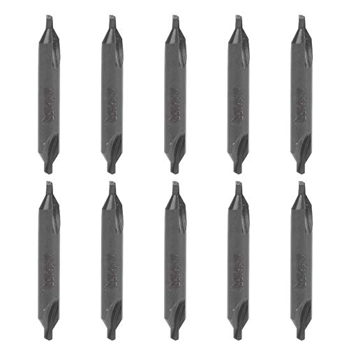 High-Speed Steel (HSS) Center Drill Set - Precision Combined Drill Bits for Bench Drills, Milling Machines & CNC Machining Centers | Perfect for Metalworking, Woodworking & DIY Projects