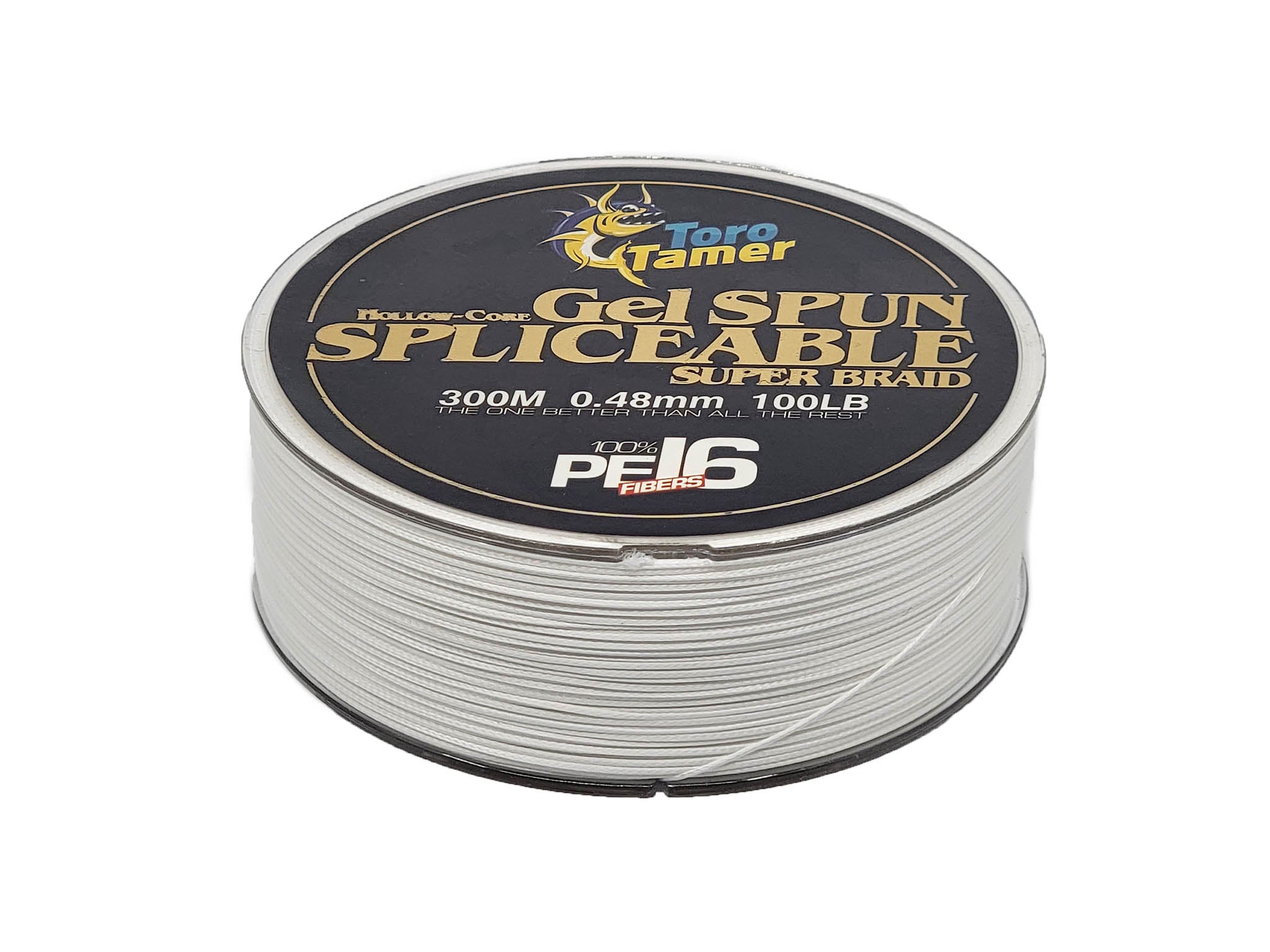Toro Tamer 16 Strand Hollow Braid Rope - 300M (984ft) Durable Fishing Line for Offshore Trolling & Big Game Fishing
