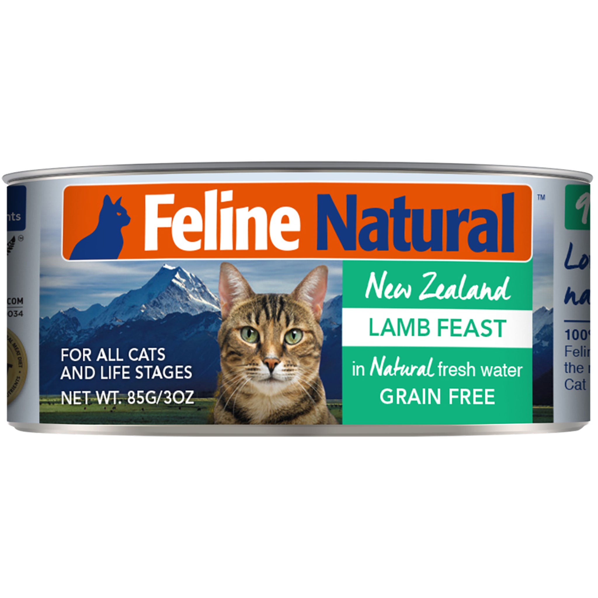 Feline Natural Lamb Feast Canned Cat Food - Grain-Free, High-Protein Wet Food for Cats - Perfect for Indoor & Outdoor Cats, Kittens & Adult Felines