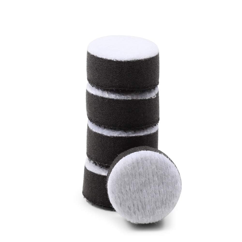 SPEEDWOX 1 Inch Hook and Loop Soft Sponge Cushion Buffer Pads - 5 Pack Soft Foam Sanding Pads for Woodworking, Polishing & Car Detailing - Ideal for DIY Projects & Professional Use