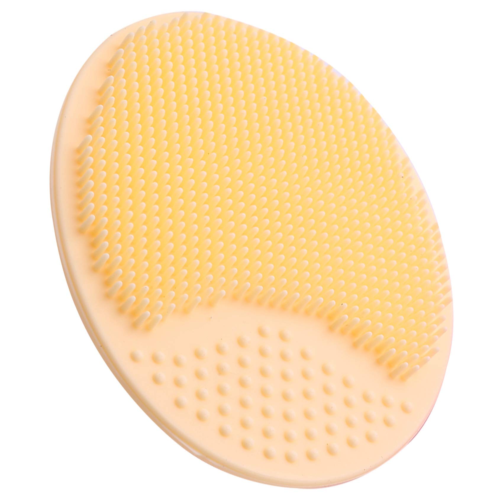 HUFFA 2-Pack Silicone Facial Cleansing Brush - Gentle Exfoliating & Deep Cleaning Scrubber for Face Wash, Makeup Removal & Skin Care - Perfect for Daily Beauty Routine & Travel