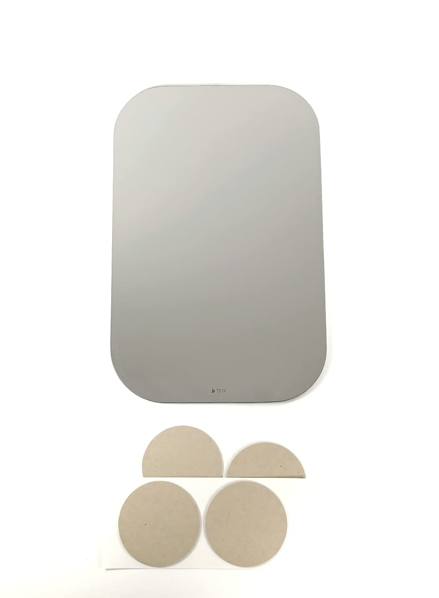 Dodge Ford Van Truck Side Mirror Replacement - Driver & Passenger Side (2 Mirrors + Gaskets Included) | Perfect for Road Safety & Blind Spot Visibility