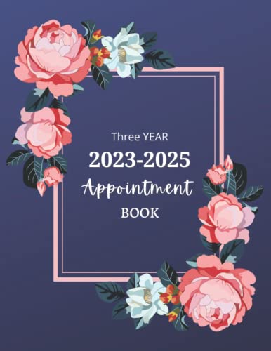 2023-2025 3-Year Weekly Appointment Book for Hair Stylists & Beauty Professionals - 15-Minute Increment Planner with Tabs - Perfect for Salons, Spas & Nail Technicians