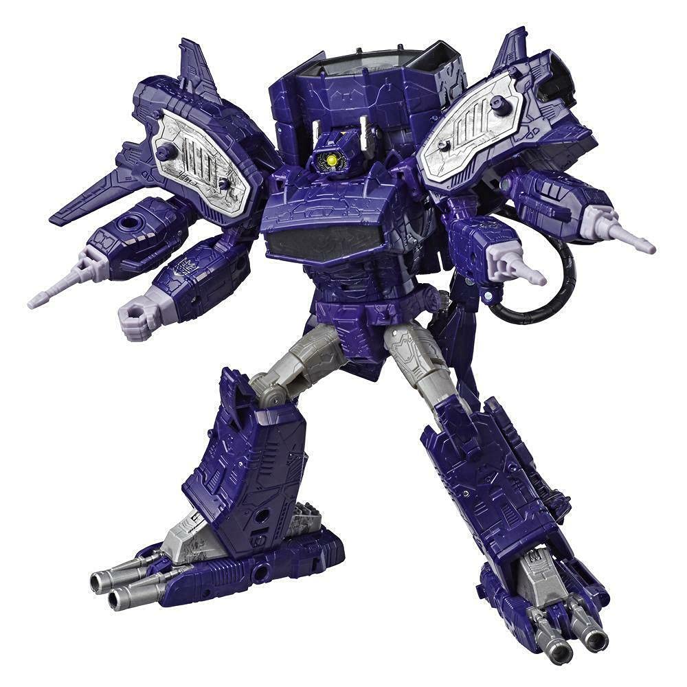 Transformers Generations War for Cybertron: Siege Leader Class WFC-S14 Shockwave Action Figure - Premium Collectible Robot Toy for Adults & Kids - Perfect for Display, Gifts, and Cybertron Battle Scenes