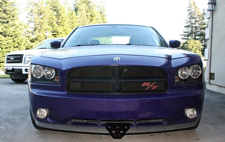 STO N SHO Front License Plate Bracket for 2006 Dodge Charger Daytona (SNS18b) - Durable & Easy Installation - Perfect for Street Parking Compliance & Car Shows